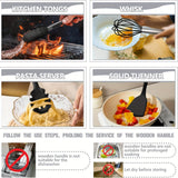 Siliconkökredskapset med trähandtag Carvallo