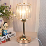 GlowGem Lampa - Nordisk Kristall-LED-Bordlampa Carvallo