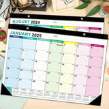 Väggkalender med stor skrivbar månadsöversikt Carvallo