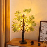 Tropiska palmblad LED-lampor Carvallo