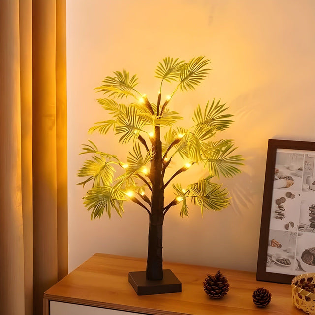PalmSparkle Lights - Jul LED Palm Dekoration Ljus Carvallo