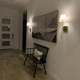 Vägglampa Uppladdningsbar Modern Tyg Sconse Carvallo