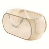 Stor förvaringskorg för leksaker - Genomskinlig tygorganisatör för barnrum och förvaring i hemmet MILA Sverige