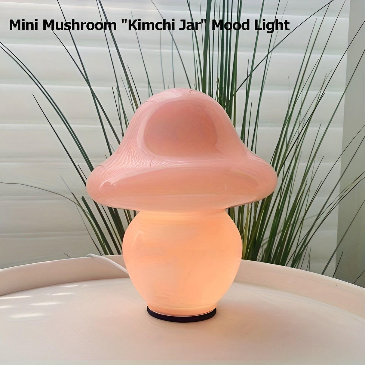 MushroomDream Lamp - Dekorativ Mini-Svamp-Atmosfär-Glaslampe Carvallo