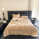 Mjuk fjärilsmönster flanellfilt Carvallo