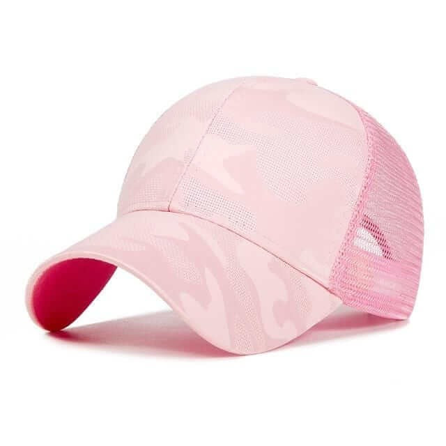 Hästsvans baseballkeps-Accessories-Hemnix-Rosa-Justerbar-Hemnix