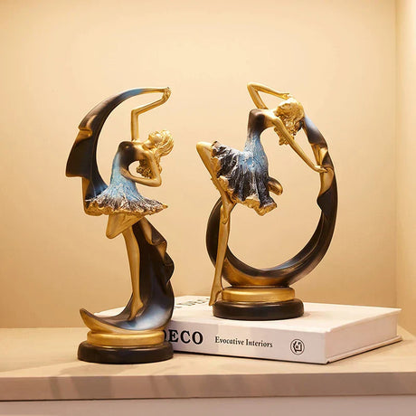 Caran d’Artis | Kreativ Dansande Flicka Skulptur för Elegant Heminredning Carvallo