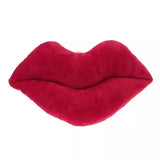 Cartoon Big Red Lips Plush Cushion - Soft Cotton Modern Style Carvallo