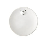 Cartoon Isbjörn Keramik Tallrik och Skål Sätt Eco-Vänlig Carvallo