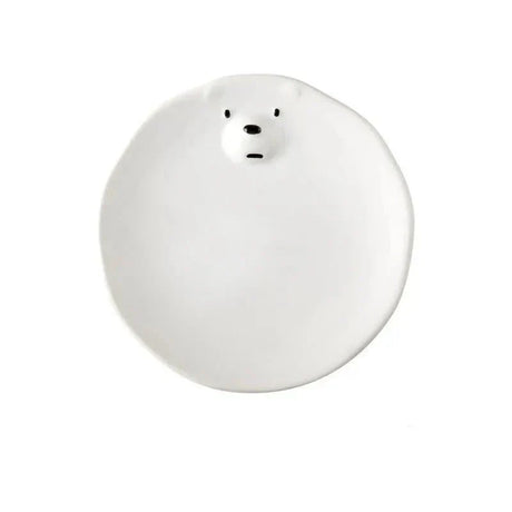 Cartoon Isbjörn Keramik Tallrik och Skål Sätt Eco-Vänlig Carvallo