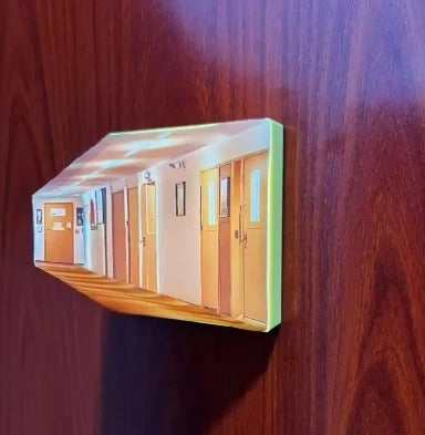 3D Konst Naken Öga Vision Nattlampa – Kreativ Trä Vägglampa för Vardagsrum & Hem Dekor Carvallo