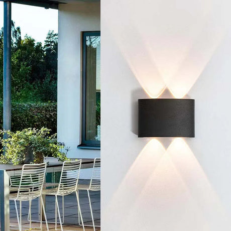 Vägglampa Modern Vit LED Vattentålig Lampa Carvallo
