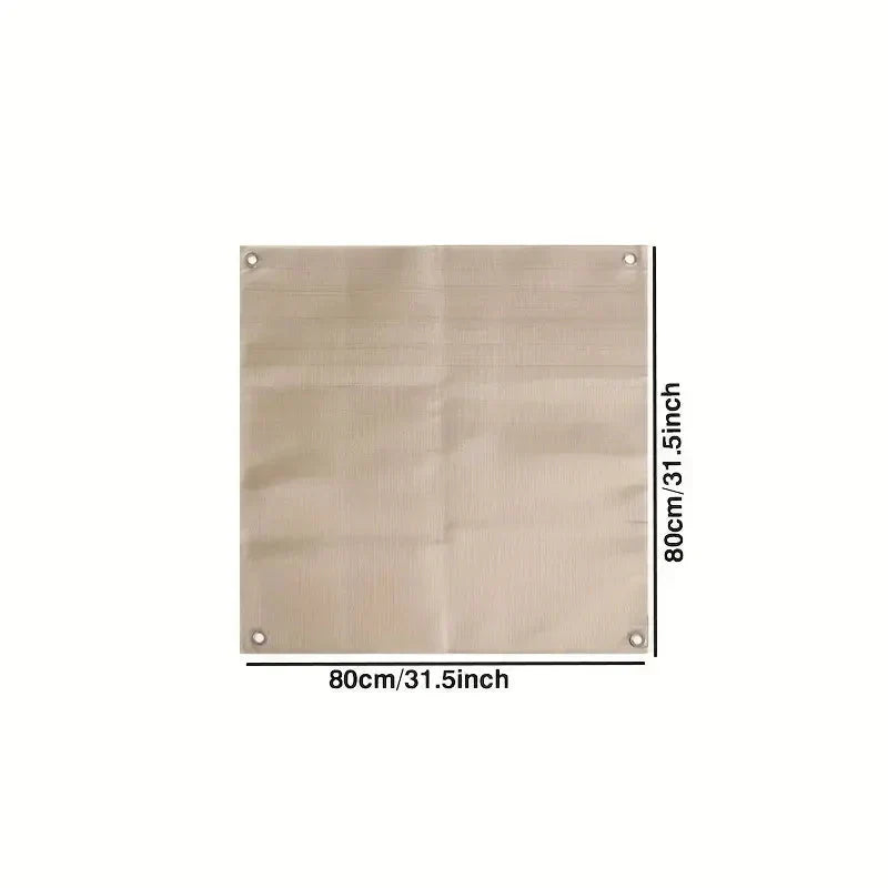 Carvallo GrillShield Pro | Värmebeständig & Funkresistent | 100×100 cm | För BBQ, eldar & rökare Carvallo