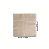 Carvallo GrillShield Pro | Värmebeständig & Funkresistent | 100×100 cm | För BBQ, eldar & rökare Carvallo