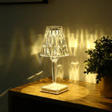 RoyaleGlow Crystal Trådlampa LED | Touch Control & Uppladdningsbar Inomhus/Utebelysning Carvallo