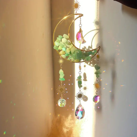 MoonGlow - Prism Måne Drömfångare för Mysterisk Stämning Carvallo