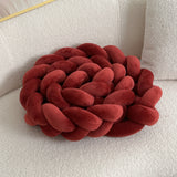 Handgjord Knapp Vloerkudde - Geometrisk Mönster, Tvättbar, 78-tum, Helårs Dekorativ Kuddfyllning med Polyester Carvallo