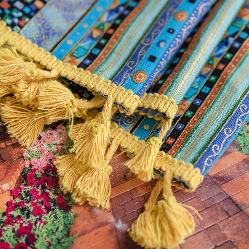 Färggranna Pärlfrans Gardin Ljusfilter Draperier Carvallo