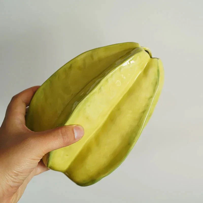 Keramisk Stjärnfrukt Blomvas Unik Dekorativ Kruka Carvallo