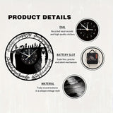 MythicWarrior - Stilla Vinyl Väggklocka Carvallo