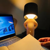 VerlegenLicht - USB-driven geometrisk bordslampa med färgglatt ljus Carvallo