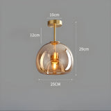 LustroCeil Light - Minimalistisk Glas-Taklampa Carvallo