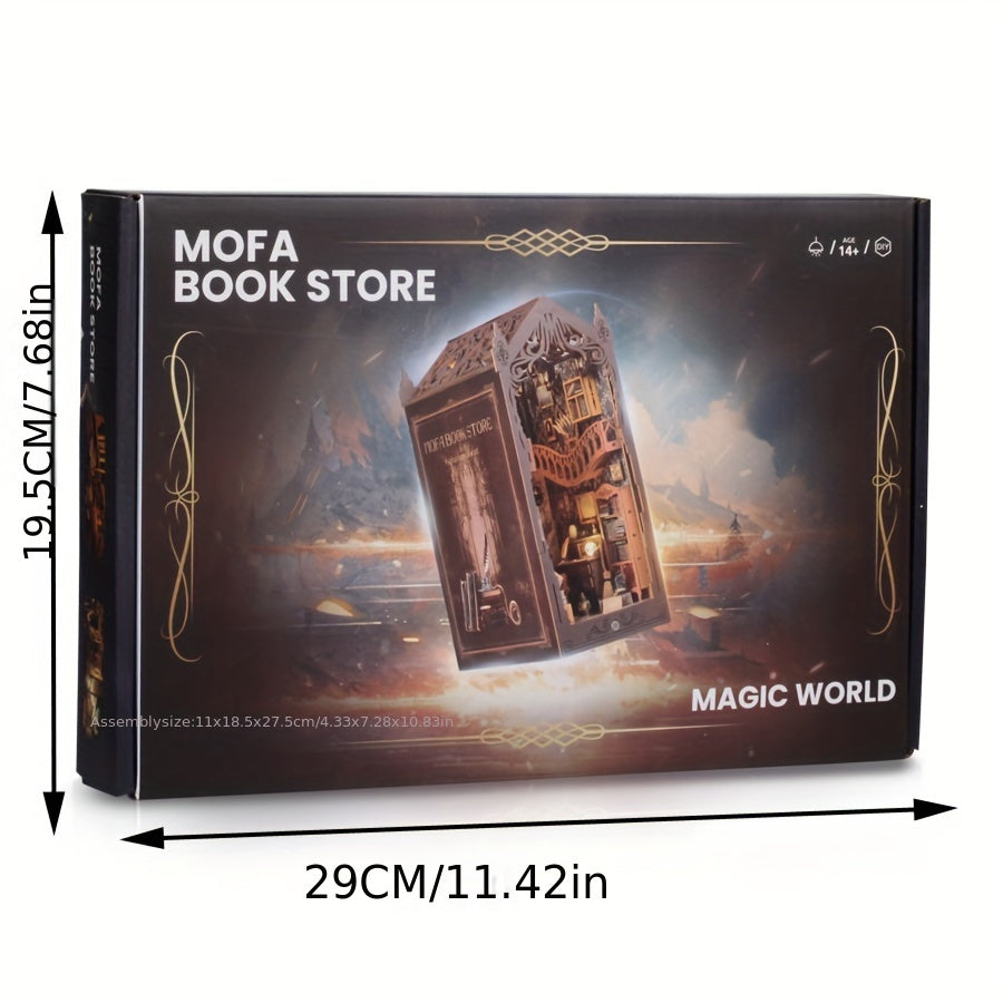 Magiska Bokhuset – 3D Träpussel för Kreativa Byggare Carvallo
