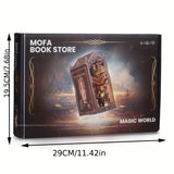 Magiska Bokhuset – 3D Träpussel för Kreativa Byggare Carvallo