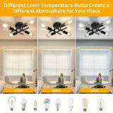 SatelliteLight - Svart Järn Modern Taklampa med Industriell Stil Carvallo