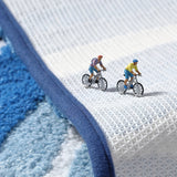 Geometrisk Badrumsmatta – Absorberande och Mjuk med Rutschfri Baksida Carvallo