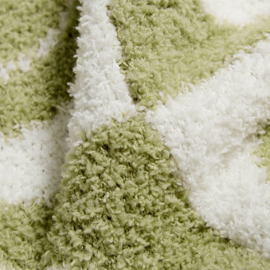 Rutigt 'Smile' Meme Mönster Kontrollerad Filt för Bekväm Trivsel Carvallo