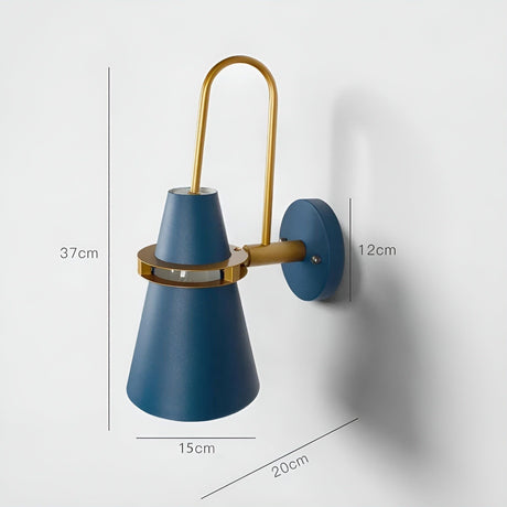 LuxeHorn Glow - Macaron Designer Vägglampa med Modern Horn Elegans Carvallo