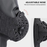 Ansiktsmask Ventilerad Neopren Anti Förorening Carvallo