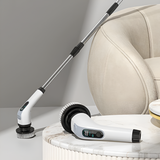 SpinClean - 9-i-1 Elektrisk Rengöringsborste Med Stav För Skonsam Städning-Skrubborstar-BB-Hemnix