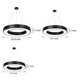 Pendellampa Modern Ring LED KontorsTak Carvallo