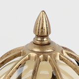 Utomhus Glas Kula Vintage Post Lampa Carvallo