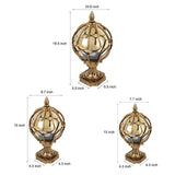 Utomhus Glas Kula Vintage Post Lampa Carvallo
