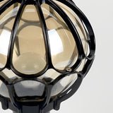 Utomhus Glas Kula Vintage Post Lampa Carvallo