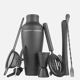 Carvallo – Ghost Black Matte Cocktail Shaker Set med Lyxig Finish Carvallo