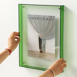 Vibrant Akryl Display Frame – Contemporary Färgad Bildhållare Carvallo