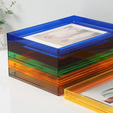 Vibrant Akryl Display Frame – Contemporary Färgad Bildhållare Carvallo