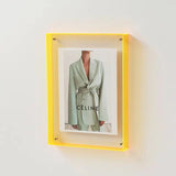 Vibrant Akryl Display Frame – Contemporary Färgad Bildhållare Carvallo