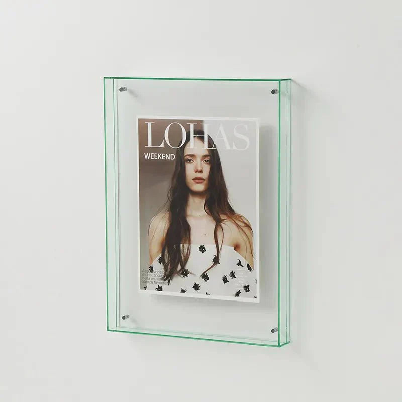 Vibrant Akryl Display Frame – Contemporary Färgad Bildhållare Carvallo