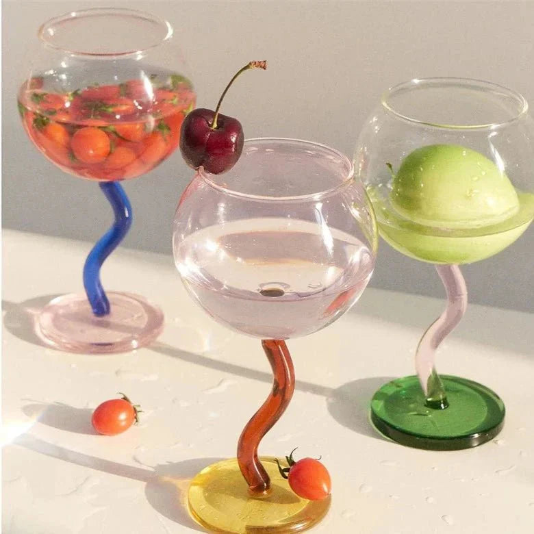 VibranceGlass - Vridet stjälkfärgat glas MILA Sverige
