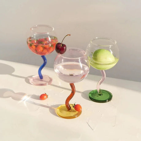 VibranceGlass - Vridet stjälkfärgat glas MILA Sverige