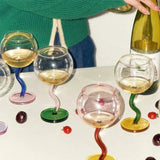 VibranceGlass - Vridet stjälkfärgat glas MILA Sverige
