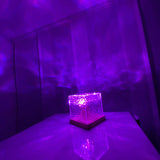 Bordslampa med färgförändrande kristallbas Carvallo