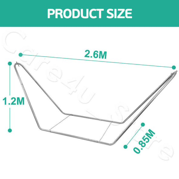 Hängmatta i bomullscanvas för trädgård utomhushängande säng Carvallo