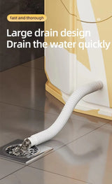 Bärbar fristående plastbadkar för vuxna Carvallo