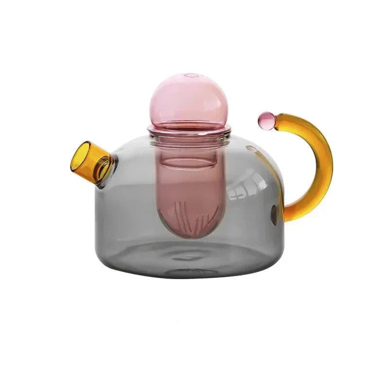 GlowHarmony Lyxig Transparent Kettle och Mug Set Carvallo